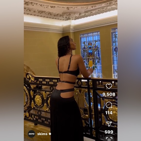 Skims Strappy Long Slip Dress Onyx
Size XXS NWT🩷🩷 - Picture 4 of 13